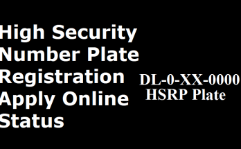 Delhi High Security Number Plate Registration