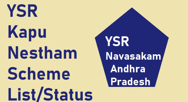 YSR Kapu Nestham Beneficiary List