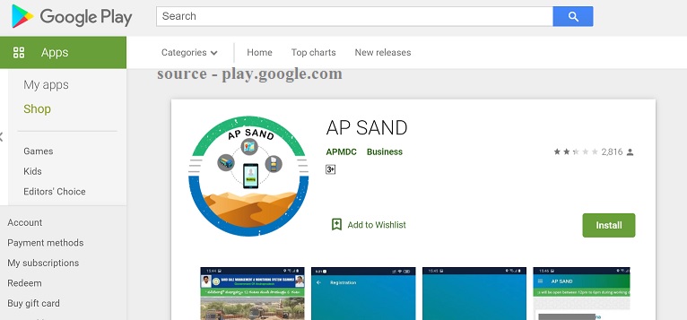 APMDC Sand Booking app